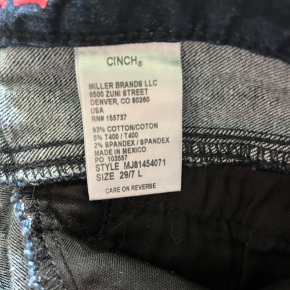 Cinch Lynden jeans 29/7 long - Picture 4 of 4